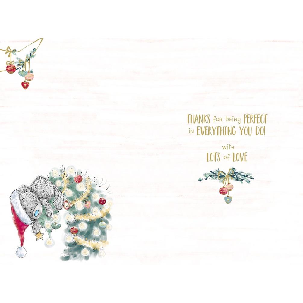 Beautiful Mum Me to You Bear Christmas Card Extra Image 1